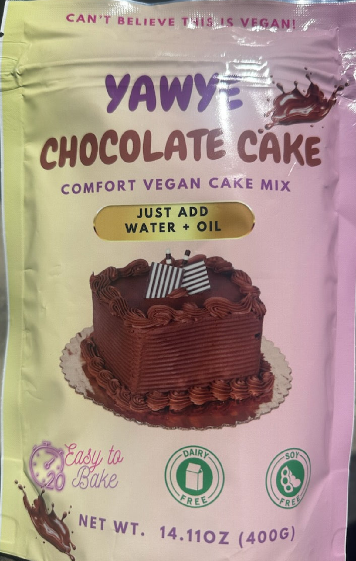 Vegan Chocolate Cake mix